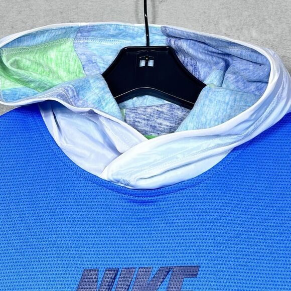 Nike Sleeveless Hoodie Boys Youth Size X-Large Mesh Blue White DD2741-402 - Picture 2 of 12